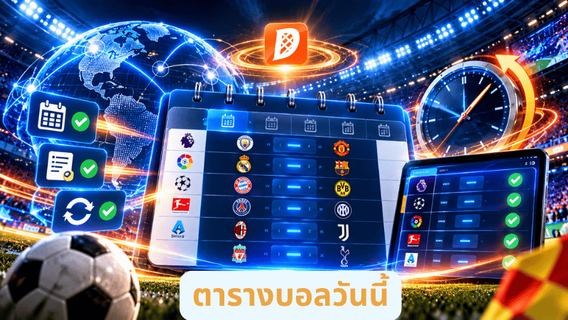 ตารางบอลวันนี้