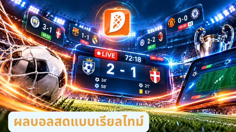 ผลบอลสดแบบเรียลไทม์